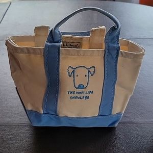 Tote. Canvas LLBean small